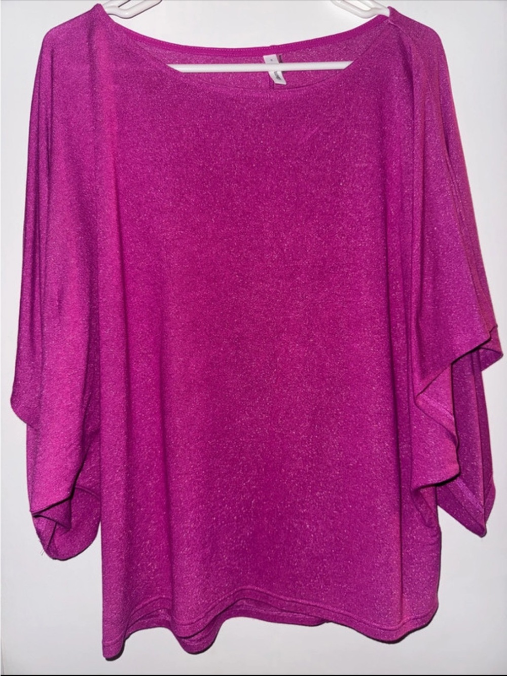 Women's Magenta Dolman Sleeve Top - by GLAM